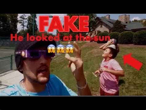 Mike from FunNel Vision goes blind from solar eclipse